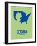 German America Poster 1-NaxArt-Framed Art Print