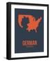 German America Poster 2-NaxArt-Framed Art Print