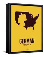 German America Poster 3-NaxArt-Framed Stretched Canvas