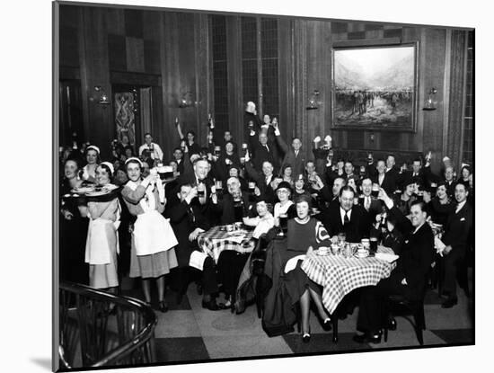 German-Americans Celebrate the End of Prohibition-null-Mounted Photo