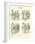 German and Austrian Military Uniforms, 18th Century-null-Framed Giclee Print