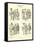 German and Austrian Military Uniforms, 18th Century-null-Framed Stretched Canvas