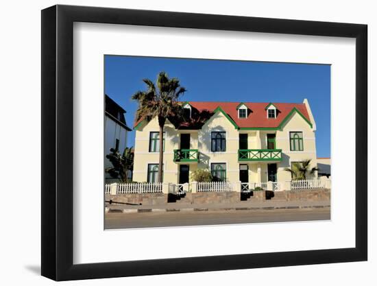 German Architecture in Swakopmund, Namibia-Grobler du Preez-Framed Photographic Print