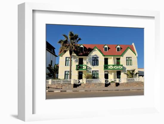 German Architecture in Swakopmund, Namibia-Grobler du Preez-Framed Photographic Print