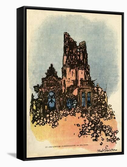 German Architecture-Abel Faivre-Framed Stretched Canvas