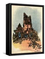 German Architecture-Abel Faivre-Framed Stretched Canvas