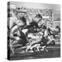 German Armin Harry During Men's 100 Meter Dash Event in Olympics-George Silk-Stretched Canvas