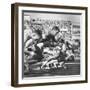 German Armin Harry During Men's 100 Meter Dash Event in Olympics-George Silk-Framed Premium Photographic Print