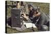 German Army with Field Radio in Operation-Unsere Wehrmacht-Stretched Canvas