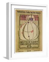 German Art & Decoration Exhibition-Margaret MacDonald-Framed Art Print