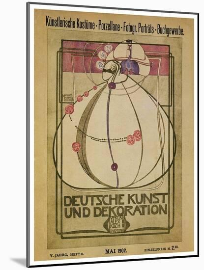 German Art & Decoration Exhibition-Margaret MacDonald-Mounted Art Print