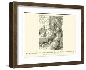 German Astronomer and Cosmographist-null-Framed Giclee Print