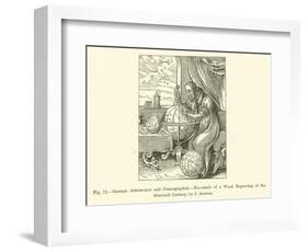 German Astronomer and Cosmographist-null-Framed Giclee Print