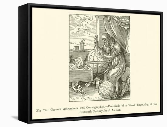 German Astronomer and Cosmographist-null-Framed Stretched Canvas