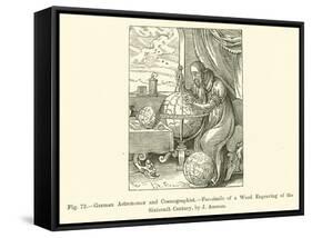 German Astronomer and Cosmographist-null-Framed Stretched Canvas