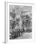 German Band Playing in the Street-null-Framed Photographic Print