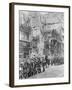 German Band Playing in the Street-null-Framed Photographic Print
