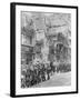 German Band Playing in the Street-null-Framed Photographic Print