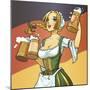 German Barmaid-Harry Briggs-Mounted Premium Giclee Print