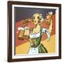 German Barmaid-Harry Briggs-Framed Giclee Print