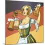 German Barmaid-Harry Briggs-Mounted Giclee Print