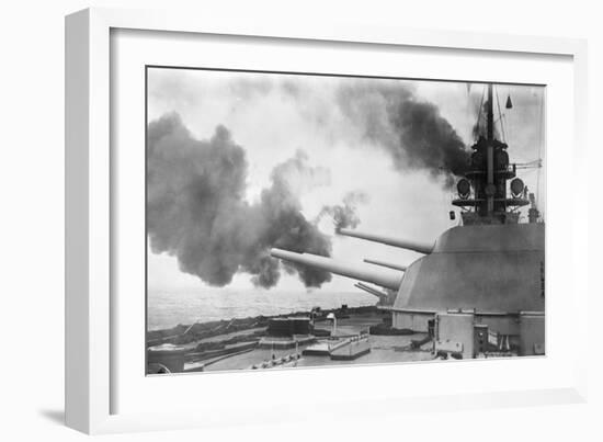 German Battle Cruiser-null-Framed Photographic Print