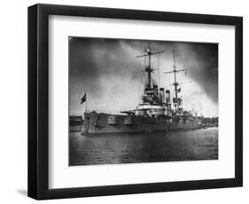 German Battleship Sms Hannover-null-Framed Photographic Print