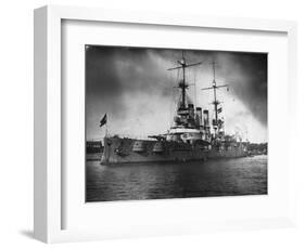 German Battleship Sms Hannover-null-Framed Photographic Print