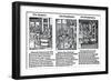 German Book Manufacture in the 16th Century-Jost Amman-Framed Giclee Print