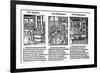 German Book Manufacture in the 16th Century-Jost Amman-Framed Giclee Print