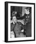 German-Born Us Writer Thomas Mann Talking with His Wife in their Home-Carl Mydans-Framed Photographic Print