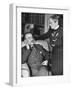 German-Born Us Writer Thomas Mann Talking with His Wife in their Home-Carl Mydans-Framed Photographic Print