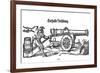 German Cannon Firing 16C-Jost Amman-Framed Premium Giclee Print