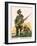 German Caricature of Russian Soldiers, WW1-W. Trier-Framed Art Print