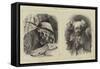 German Caricatures-null-Framed Stretched Canvas