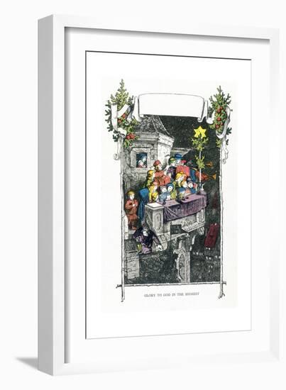 German Carollers-Ludwig Richter-Framed Giclee Print