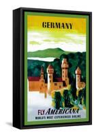 German Castle-null-Framed Stretched Canvas