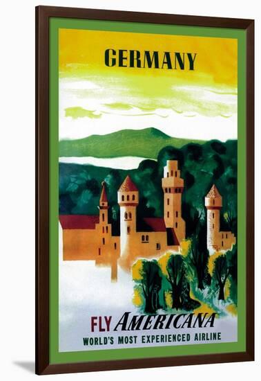 German Castle-null-Framed Art Print