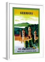 German Castle-null-Framed Art Print