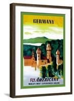 German Castle-null-Framed Art Print