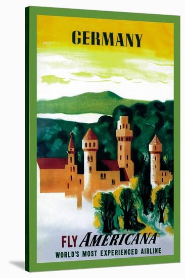 German Castle-null-Stretched Canvas