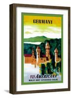 German Castle-null-Framed Art Print