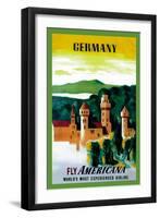 German Castle-null-Framed Art Print