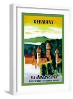 German Castle-null-Framed Art Print