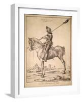 German Cavalryman of the 15th Century, 1785-Albrecht Dürer-Framed Giclee Print