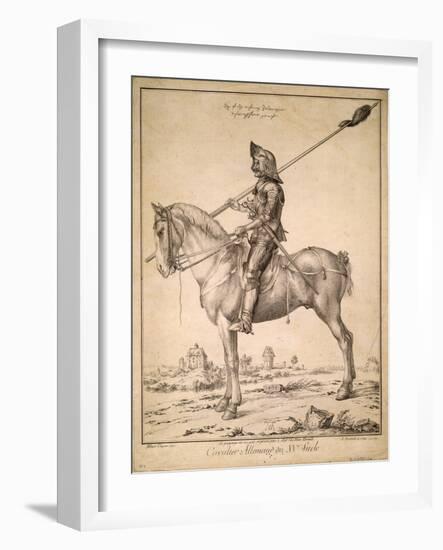 German Cavalryman of the 15th Century, 1785-Albrecht Dürer-Framed Giclee Print