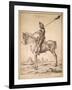 German Cavalryman of the 15th Century, 1785-Albrecht Dürer-Framed Giclee Print