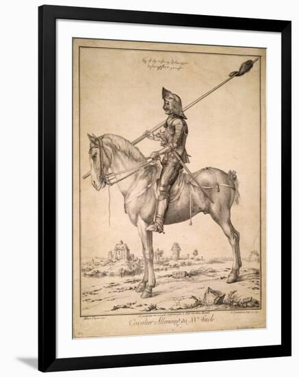 German Cavalryman of the 15th Century, 1785-Albrecht Dürer-Framed Giclee Print