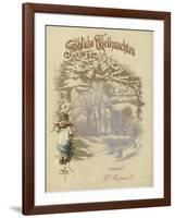 German Christmas Card-null-Framed Giclee Print