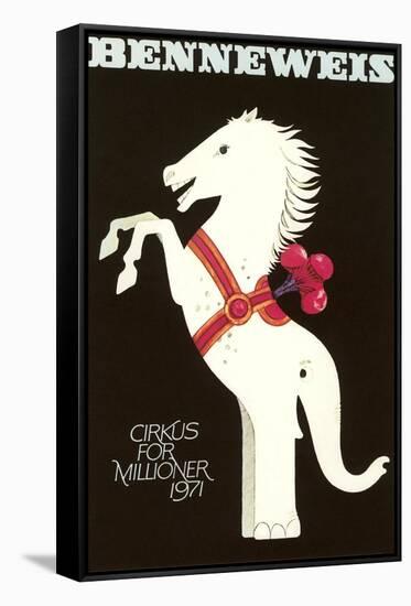German Circus with Horse and Elephant Hybrid-null-Framed Stretched Canvas